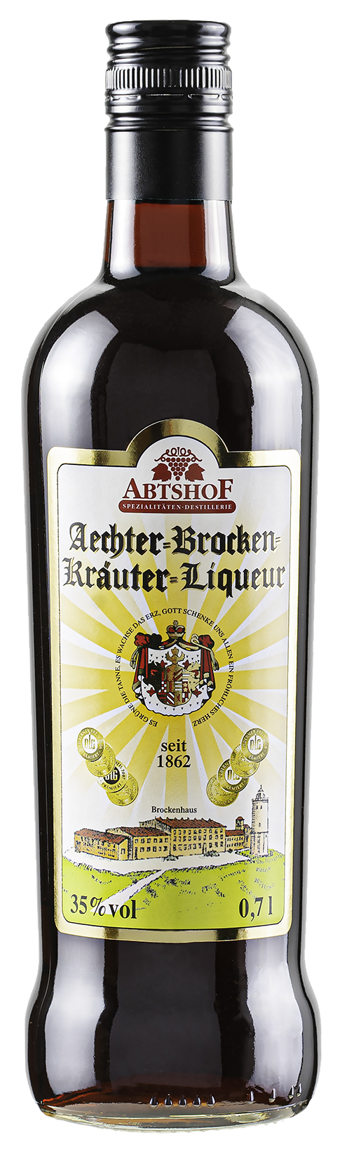 Aechter-Brocken-Herbs-Liqueur® - 0,7 l / 35% obj. (Likier ziołowy